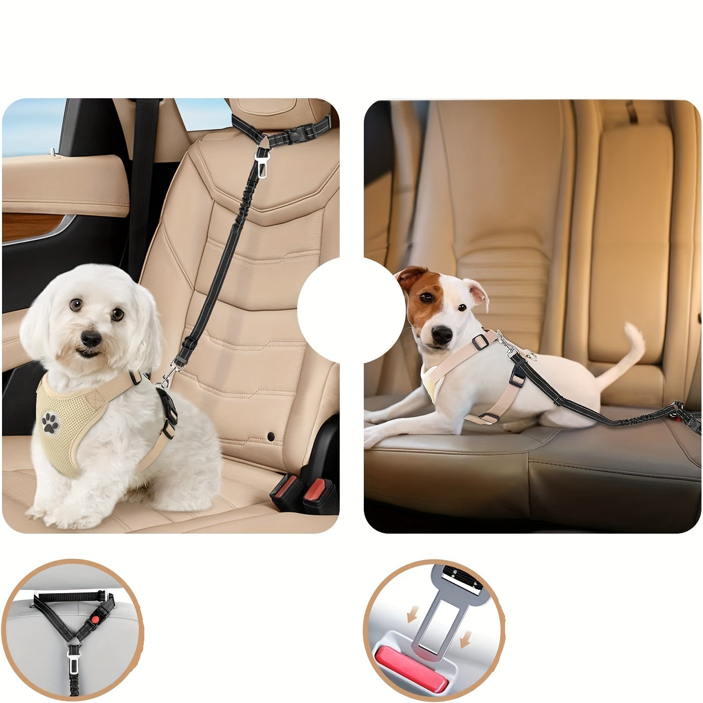 Hundesicherheitsgurt, verstellbarer Sicherheitsgurt für Hunde, Hundesicherheitsgurt, strapazierfähige Hundesicherheitsgurte für Autos