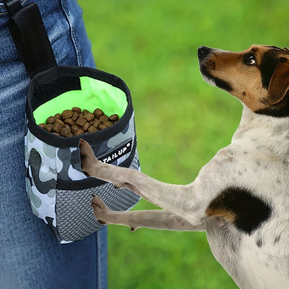 Tragbare Hundetrainings-Tasche mit Leckerli-Tasche und Belohnungs-Snackbeutel – ideal für Outdoor-Aktivitäten und das Training von Haustieren