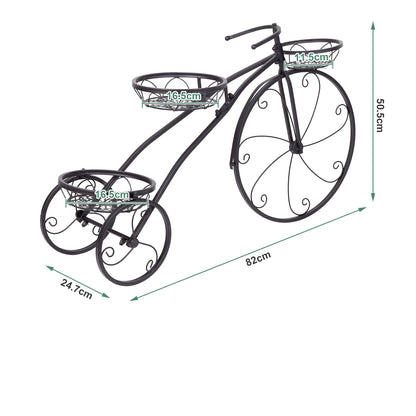 Fahrrad mit bemaßung