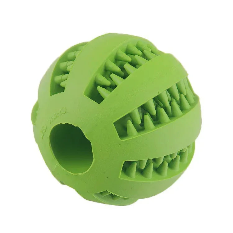 Hundespielzeugball, bissfester Spielzeugball für Hunde, Welpen, Futterball für Hunde, Zahnreinigungsball zum Kauen