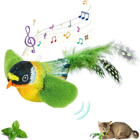 Simulation Vogel Interaktives Katzenspielzeug Realistisches Vogelgeräusch