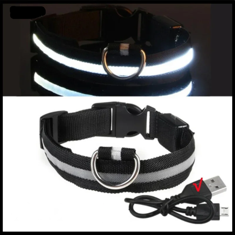 Leuchtendes Hundehalsband mit USB Aufladung