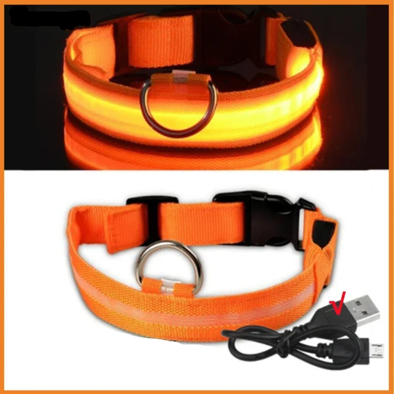 Leuchtendes Hundehalsband mit USB Aufladung