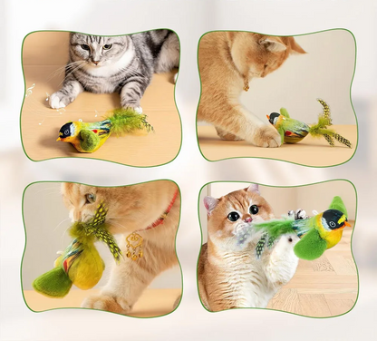 Simulation Vogel Interaktives Katzenspielzeug Realistisches Vogelgeräusch
