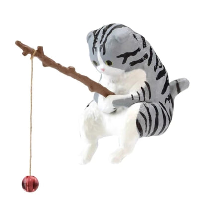Fischkatzen-Ornamente aus Kunstharz