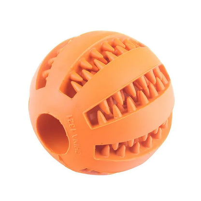 Hundespielzeugball, bissfester Spielzeugball für Hunde, Welpen, Futterball für Hunde, Zahnreinigungsball zum Kauen