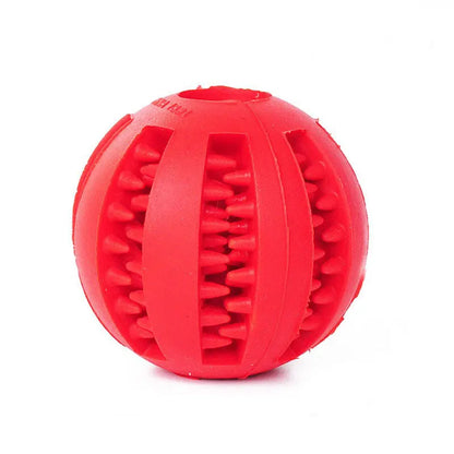 Hundespielzeugball, bissfester Spielzeugball für Hunde, Welpen, Futterball für Hunde, Zahnreinigungsball zum Kauen