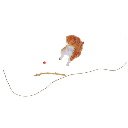 Fischkatzen-Ornamente aus Kunstharz
