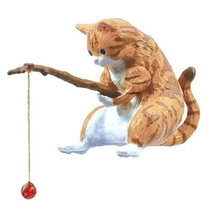 Fischkatzen-Ornamente aus Kunstharz